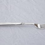 Fiskegaffel m/sølvklinge i Rådhus med vifte