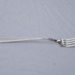 Spisegaffel liten i mønstret Anitra