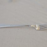 Spisegaffel liten i Lilje