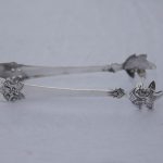 Sukkerklype i sølvmønstret Anitra