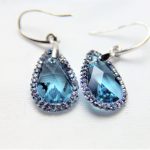 Øredobber i sølv(925) med Swarovski krystaller