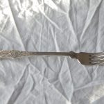 Spisegaffel stor i Rose