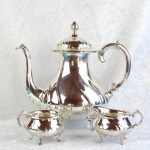 Kaffekannne med fløtesett David Andersen