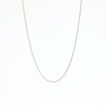 Hals/anhengskjede i hvitt gull 18 k