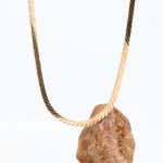 Pent halskjede i gult gull 14 k