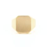 Ring i gult gull 14 k til herre