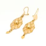 Lange dobber i gult gull 18 k