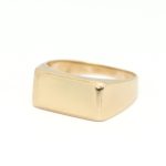 Herrering i gult gull 14 k