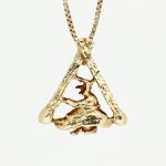 Anheng i gult gull 14 k