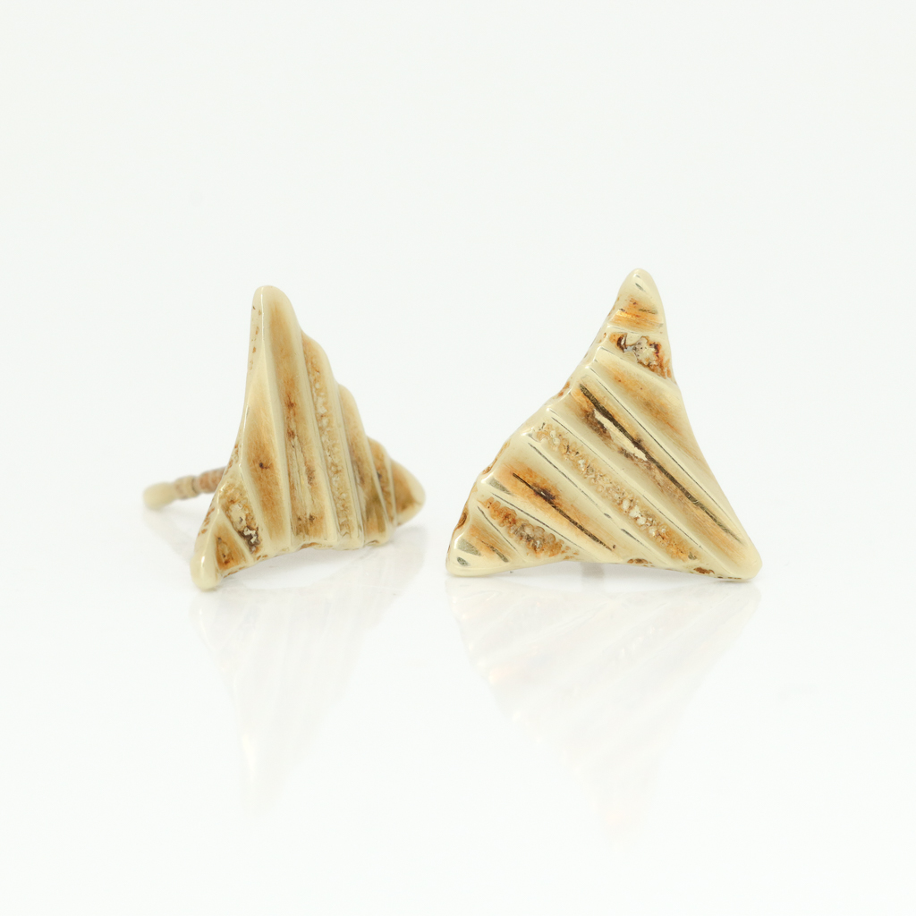 IMG_0013 Mønstrede dobber i gult gull 14 k - Bilde 1