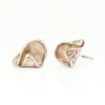 Mønstrede dobber i hvitt gull 14 k