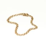 Bismark armbånd i gult gull 14 k