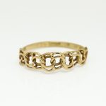 Bismark ring i gult gull 14 k
