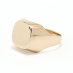 Ring i gult gull 14 k til herre