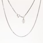 Anhengskjede i hvitt gull 14 k