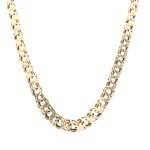 Bismark kjede i gult gull 14 k