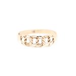 Bismark ring i gult gull 14 k