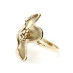 Flott ring i hvitt gull 14 k - Bilde 2