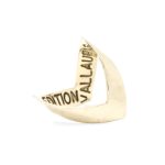 "Slavering" i gult gull 14 k