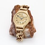 Vintage Revue dameur med bismark lenke 14K