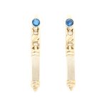 Lange dobber i gult gull 14 k