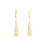 Lange dobber i gult gull 14 k