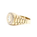 Utrolig flott ring til herre i gult gull 14 k med en diamant på ca 2,0 ct - Bilde 2