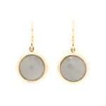 Dobber i gult gul 18 k med sten