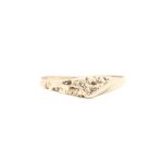 Ring i gult gull 14 k - Bilde 2