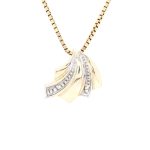 Anheng i Hvitt/gult gull 14 k