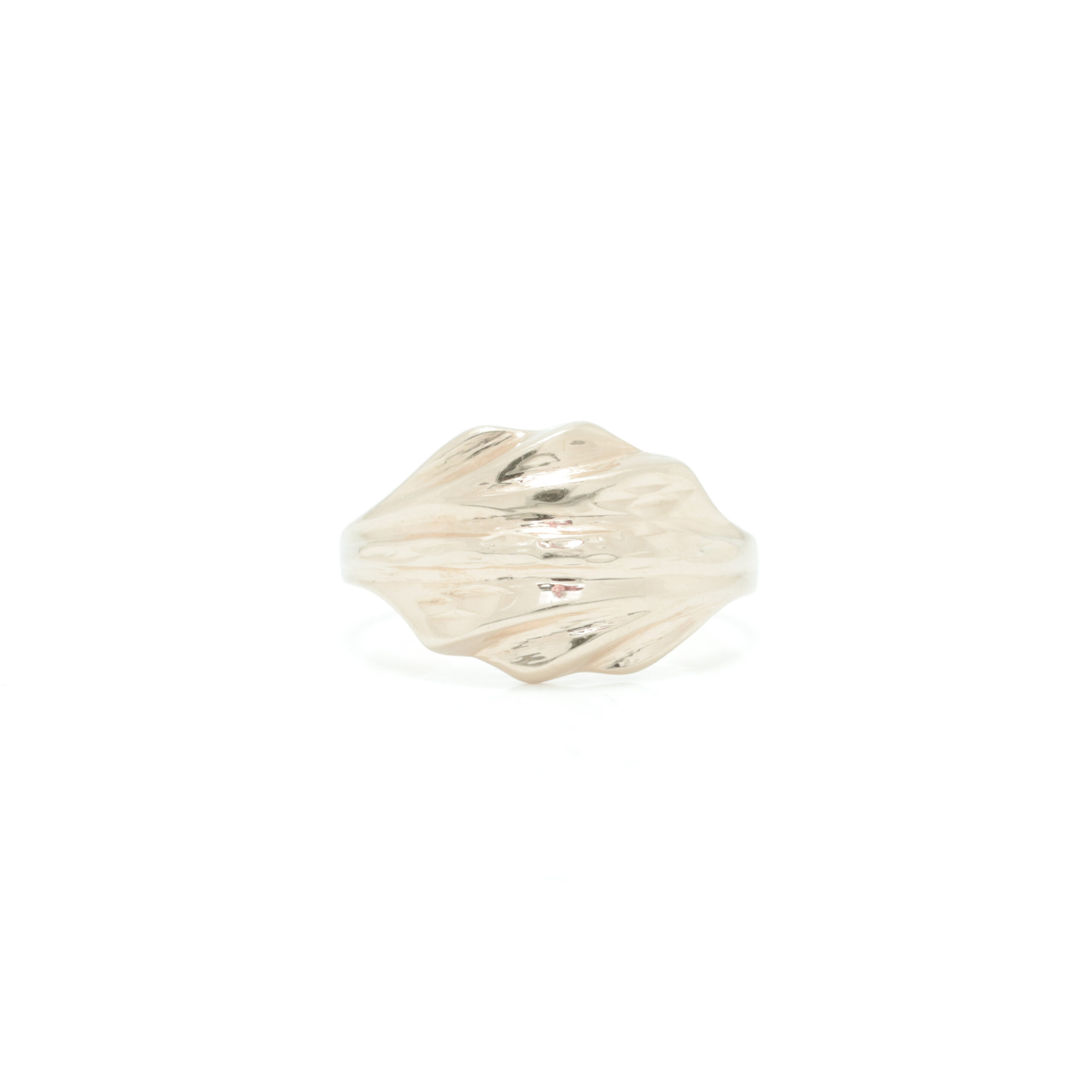 10.08.2026-007 Ring i gult gull 14 k - Bilde 1