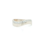 Ring i gult gull 14 k(585) med stener - Bilde 2