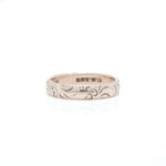 Ring i gult gull 14k med sisillering - Bilde 2