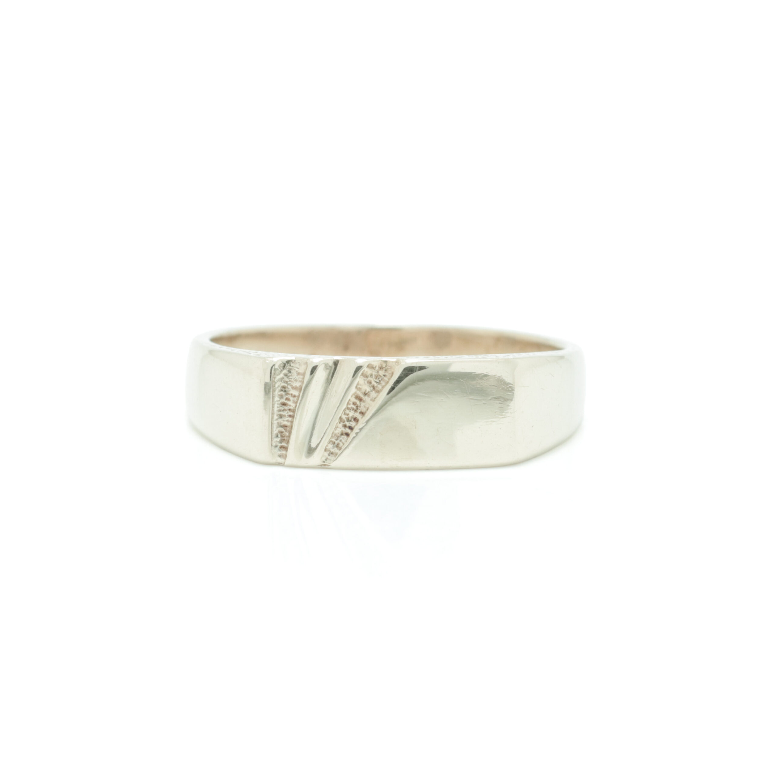 10.08.2026-056 Mønstret herrering i gult gull 14 k(585) - Bilde 1