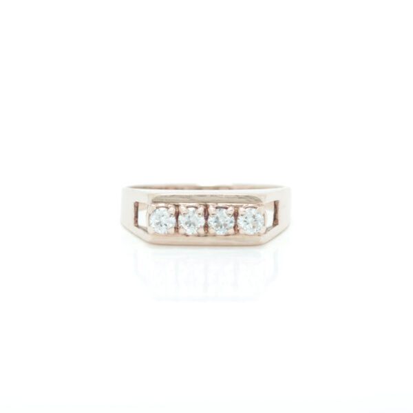 Ring i gult gull 14 k(585)