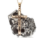 Anhengskors i gult gull 14 k