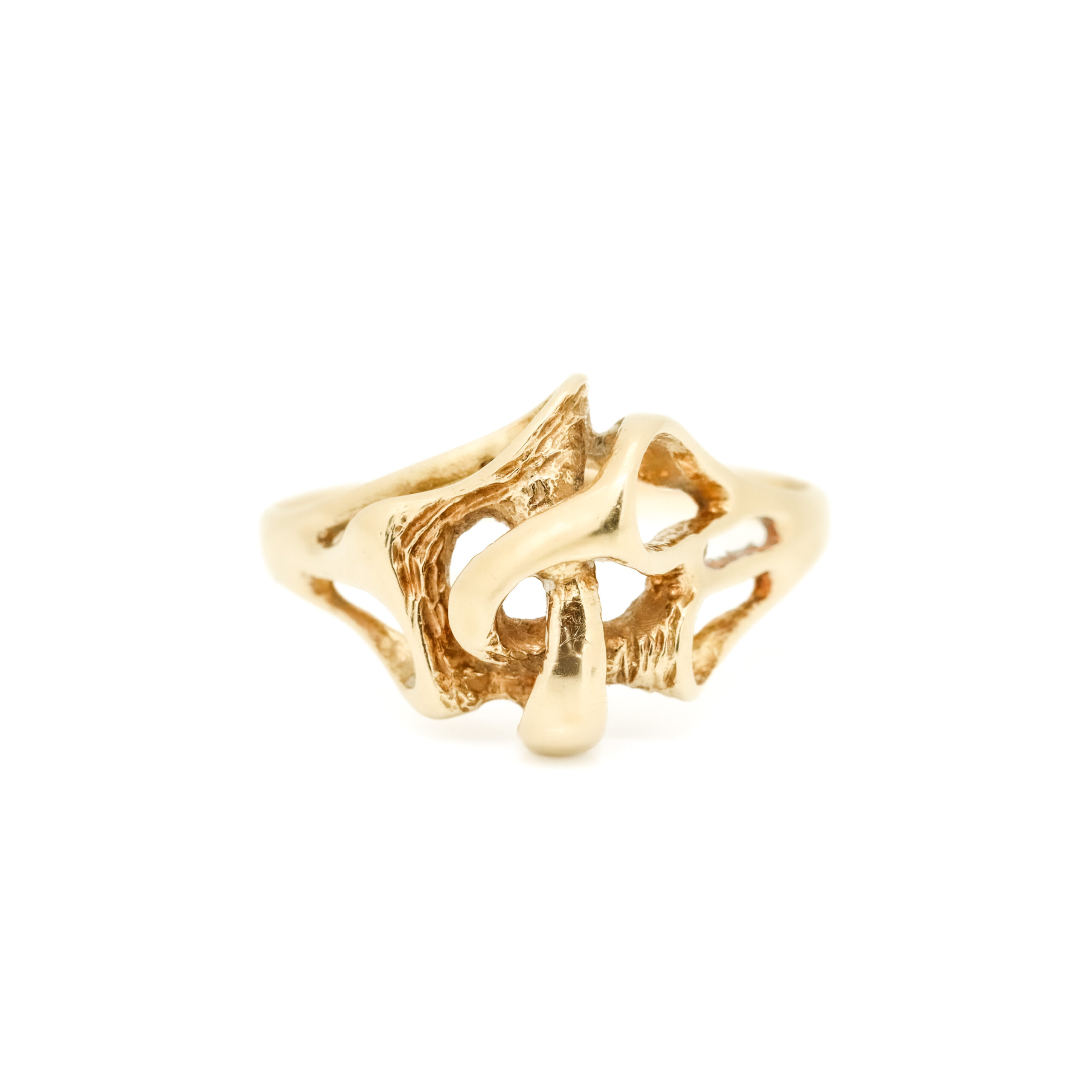 19.08.2026-14 Ring i gult gull 14 k - Bilde 1