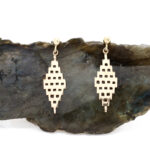 Mursteins dobber i gult gull 14 k