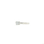 Ring i hvitt gull 14 k med diamanter - Bilde 2