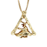 Anheng i gult gull 14 k