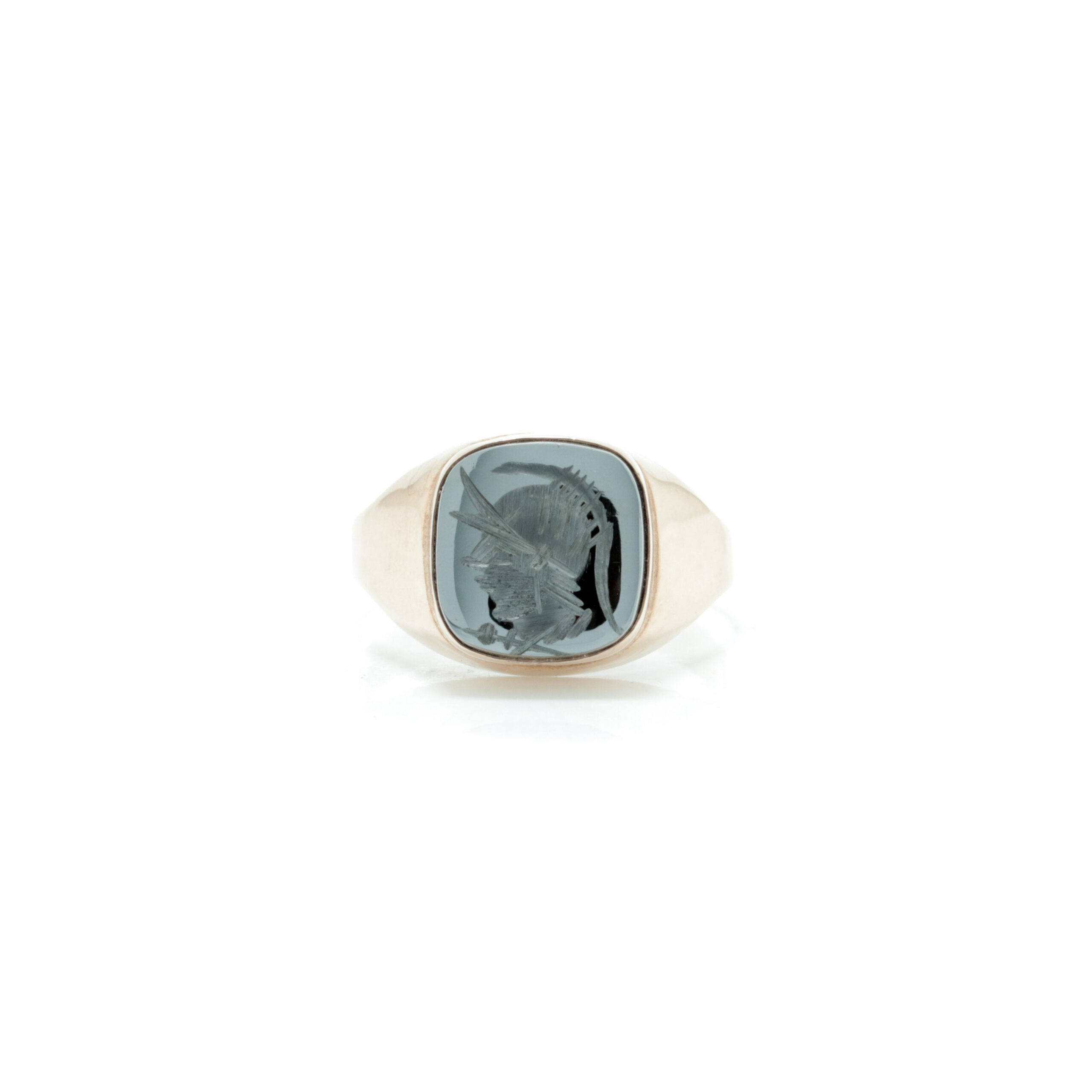 01.10.2026-23 Ring i gult gull 14 k til herre - Bilde 1