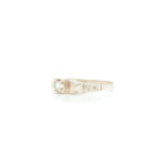 Ring i gult gull 14 k med sten - Bilde 2