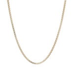 Anhengskjede 60cm i gult gull 14k