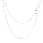 Anhengskjede 61cm i gult gull 14k