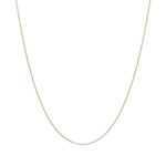 Anhengskjede 42cm i gult/hvitt gull 14k